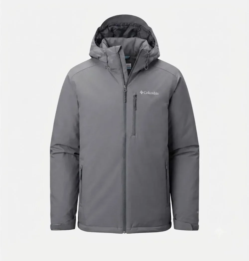 Columbia City Grey Outdoor Utility Gate Racer II Softshell Jacket NWT